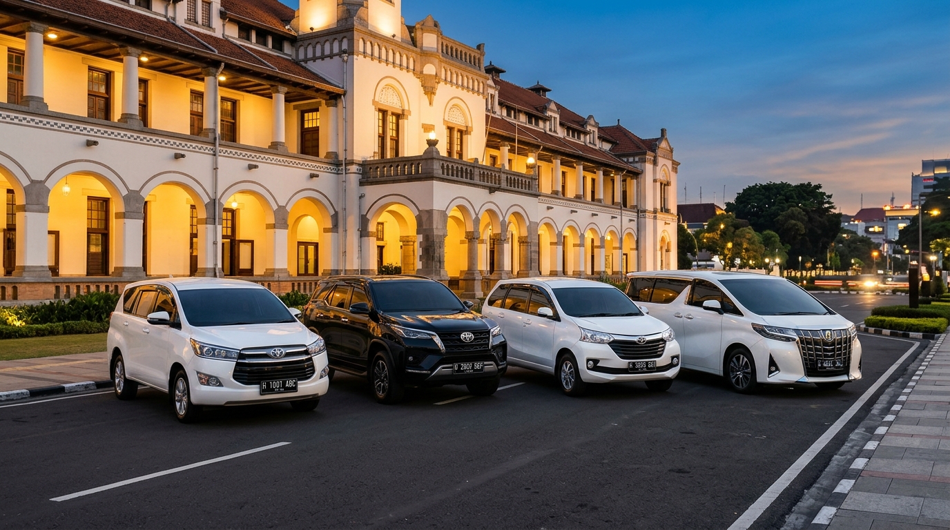 Armada Rental Mobil Pratiwi Trans di Semarang Lawang Sewu